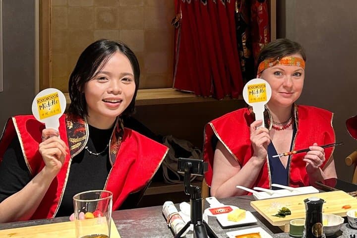 Sushi Making with Interactive Samurai Experience at JIN-ASAKUSA