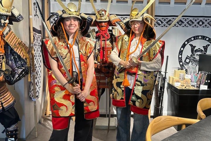 Sushi Making with Interactive Samurai Experience at JIN-ASAKUSA