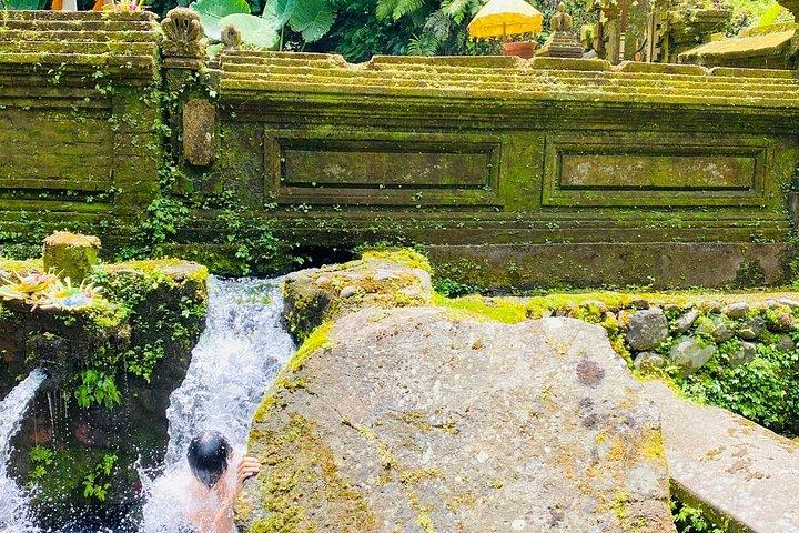 メンゲニン寺院でのウブド聖泉浄化体験