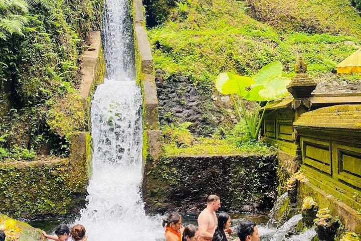 メンゲニン寺院でのウブド聖泉浄化体験