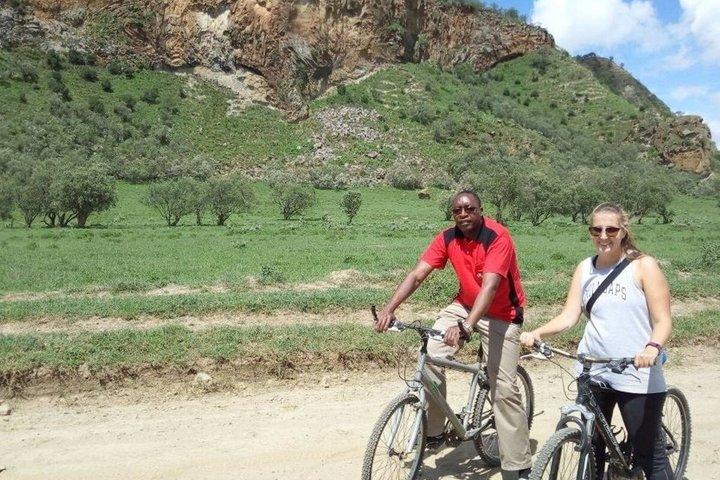 Parque Nacional Hell'sGate BikeTour & Opción Paseo en barco Lago Naivasha
