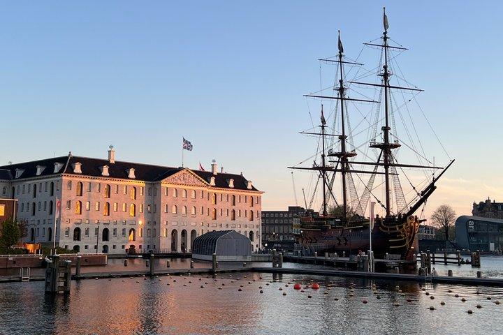Visite d'histoire maritime d'Amsterdam avec dégustations et entrée au musée