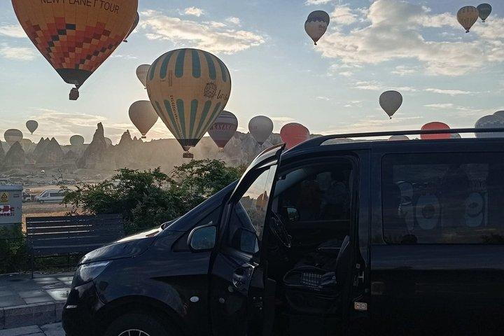 VIPプライベートトランスファーカイセリ空港ASRからカッパドキアのホテルへ