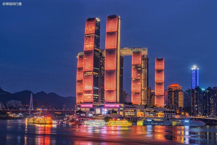 Chongqing Private City Tour Destaques Vista noturna