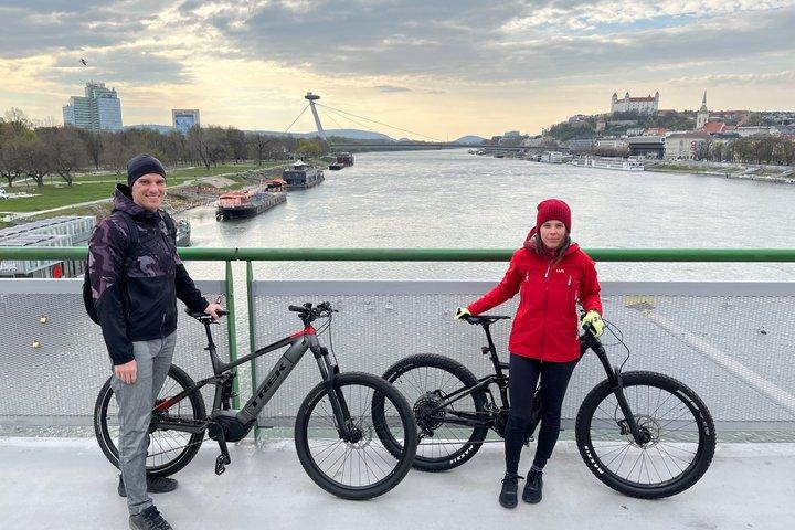 Tour panoramico in e-bike di Bratislava (3 ore)
