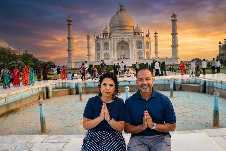 Tour del Taj Mahal con il centro di conservazione degli elefanti e degli orsi da Delhi