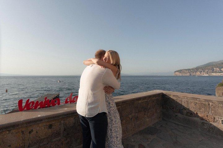 ローマのロマンチックな婚約物語の秘密プロポーズ写真家