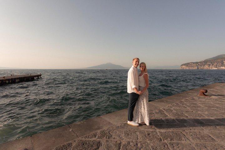 ローマのロマンチックな婚約物語の秘密プロポーズ写真家