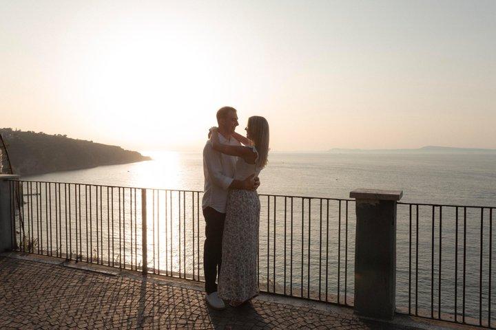 ローマのロマンチックな婚約物語の秘密プロポーズ写真家