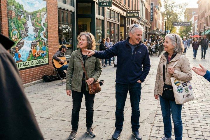 Excursão histórica privada a pé em Ithaca