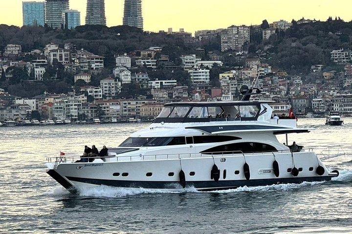 Istanbul Lyx Bosporen Yacht Cruise med asiatiska sidostopp