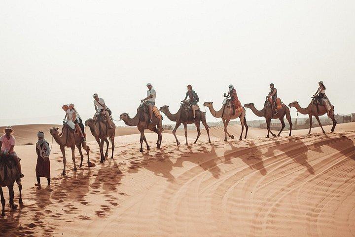 Fra Marrakech: 3-dages Sahara-ørkenrundtur til Merzouga & Kamelridning
