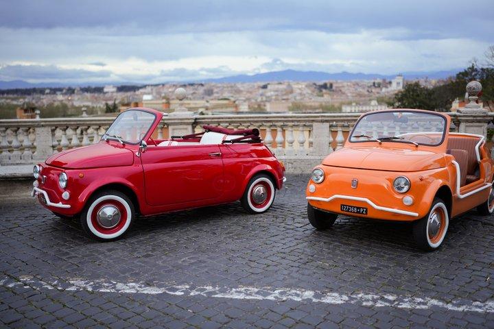 Cabriolet Vintage Fiat 500 City tour avec Photoshoot