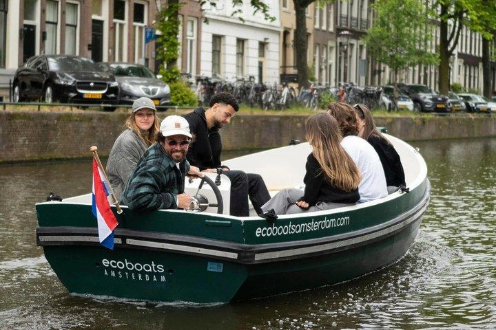 Amsterdam Selbstfahrerboot mieten