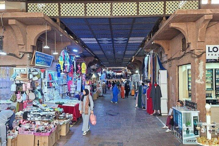 アガディール市内観光：ケーブルカー、カスバ眺め、スークのある旧市街