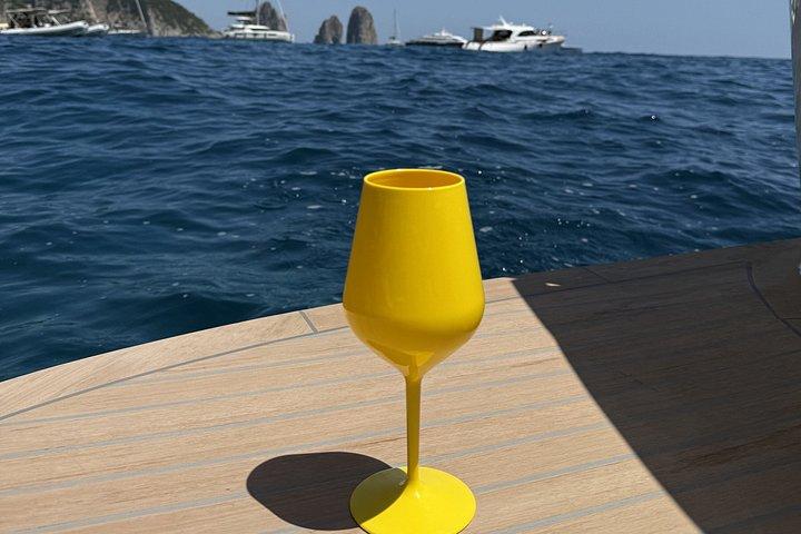 ポジターノまたはプライアーノからカプリ島への小グループ日帰り旅行