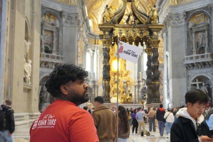 Tour guidato della Basilica di San Pietro con catacombe e cupola papali