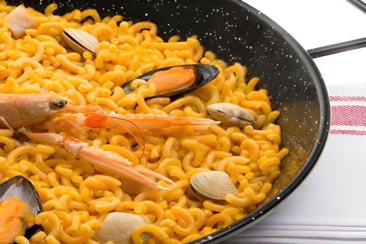 Katalanische Paella Festmahl Meister Kochen Workshop