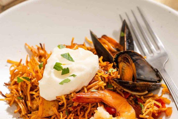 Katalanische Paella Festmahl Meister Kochen Workshop