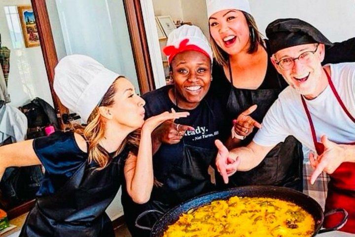 Katalanische Paella Festmahl Meister Kochen Workshop