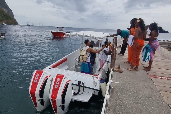 セントルシア陸海ツアー