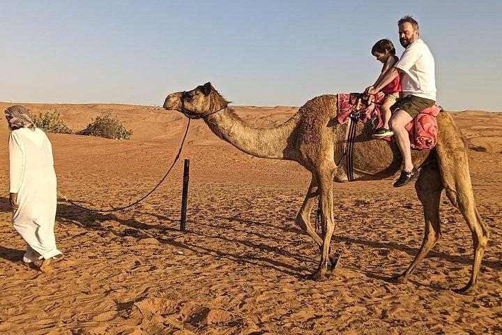 ワヒバ砂漠でのプライベート乗馬とサンセットウォッチ