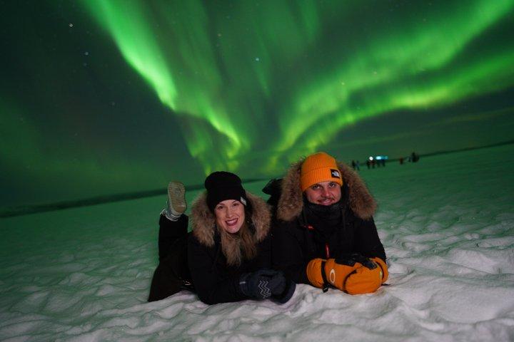 Rovaniemi privata norrsken garanteras jakt med HD-bilder