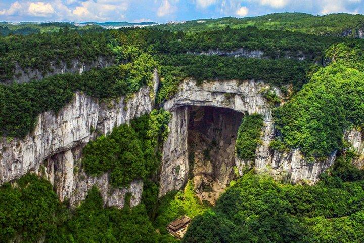 Wulong tre naturlige broer privat tur fra Chongqing
