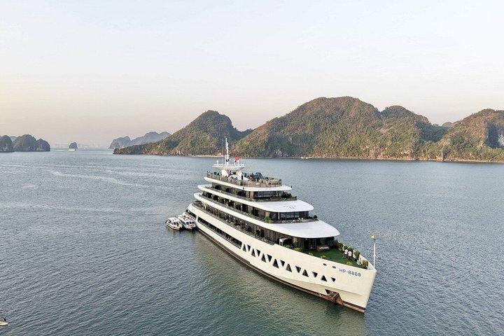 Cruzeiro de iate de luxo 2D1N Ha Long Bay e Lan Ha Bay saindo de Hanói