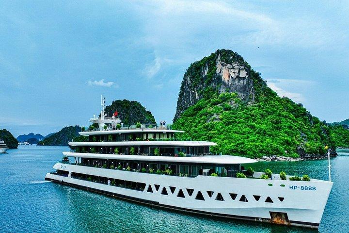 Cruzeiro de iate de luxo 2D1N Ha Long Bay e Lan Ha Bay saindo de Hanói