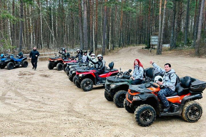 Visite guidée hors route en VTT Quad