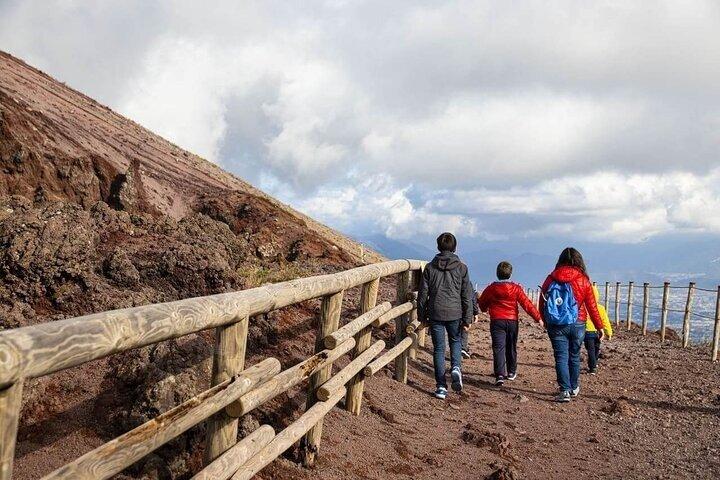 Vesuvius: Skip-the-line tickets with round trip transport