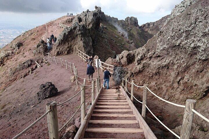 Vesuvius: Skip-the-line tickets with round trip transport