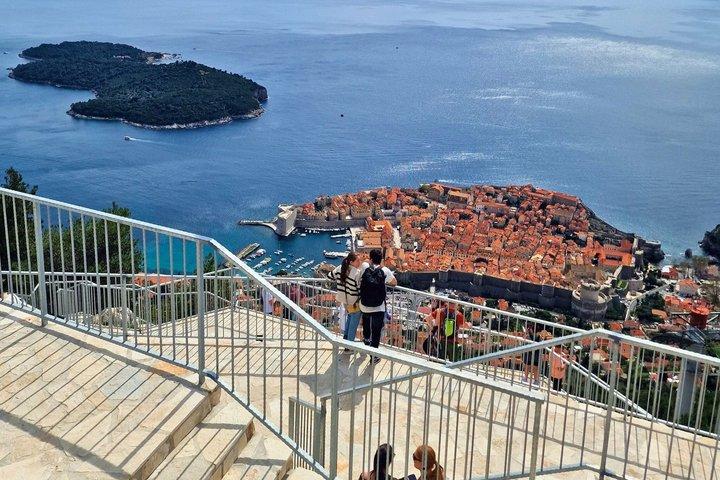 Visite privée panoramique de Dubrovnik : Mont Srdj & Pont