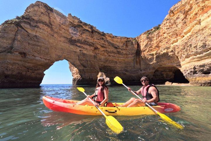 Excursion en kayak à Benagil : Aventure dans les grottes marines + Photos 4K GoPro incluses