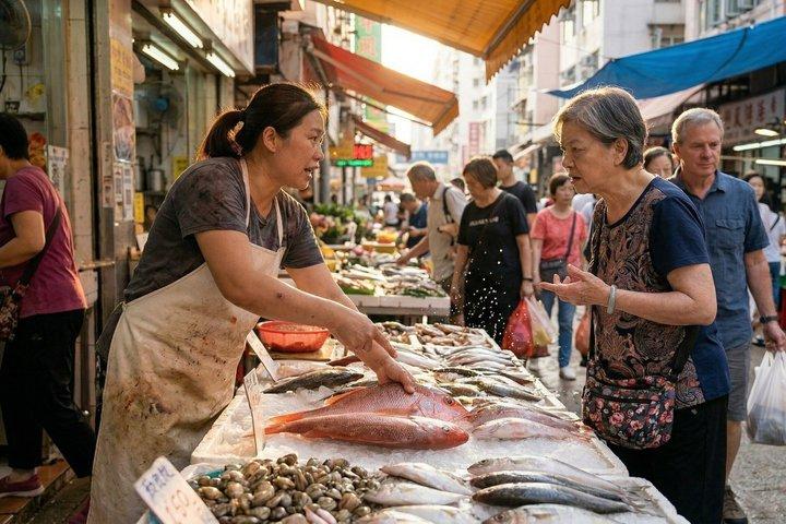 Marchés de Hong Kong et vie locale Une promenade culturelle privée