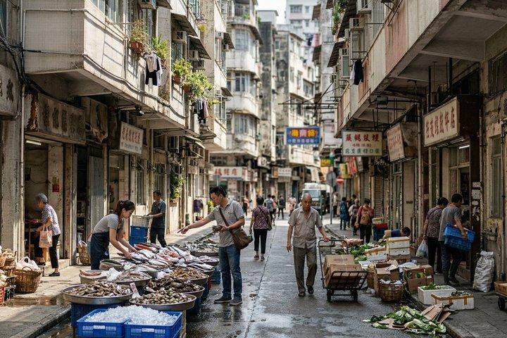 Marchés de Hong Kong et vie locale Une promenade culturelle privée