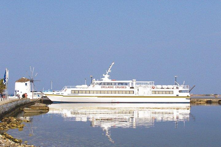 パロス島からデロス島とミコノス島またはミコノス島のみの日帰りクルーズ
