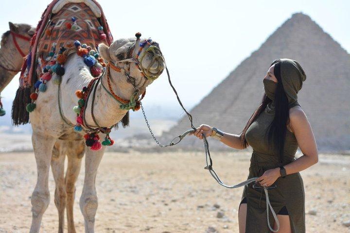 Giornata economica a Giza Pyramids Sphinx con fotografo Professionista & felucca