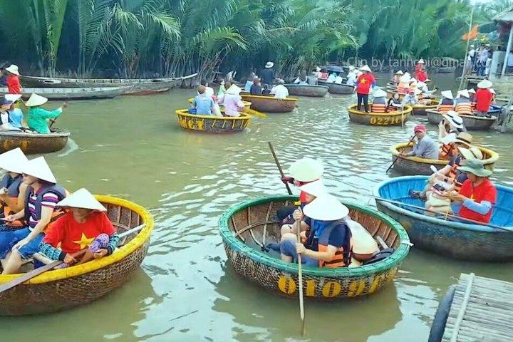 Hoi An Barco de Barco de Coco com Pesca de Crab