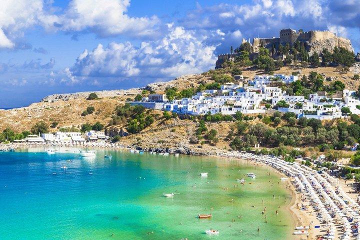 Det bedste ved Rhodos, Lindos og Beach Time - en hel dag privat tur: