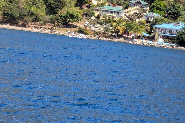 サルファースプリングスと滝、またはパイトンとビーチボートツアー