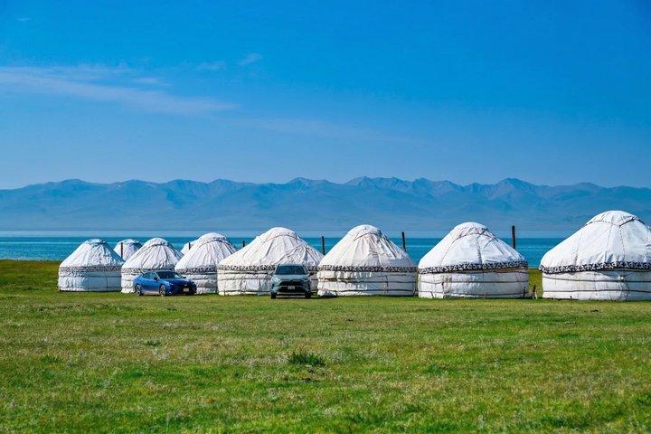 Quirguistão, Song Kul Lake como Nomad Horseback Riding e Yurt Stay