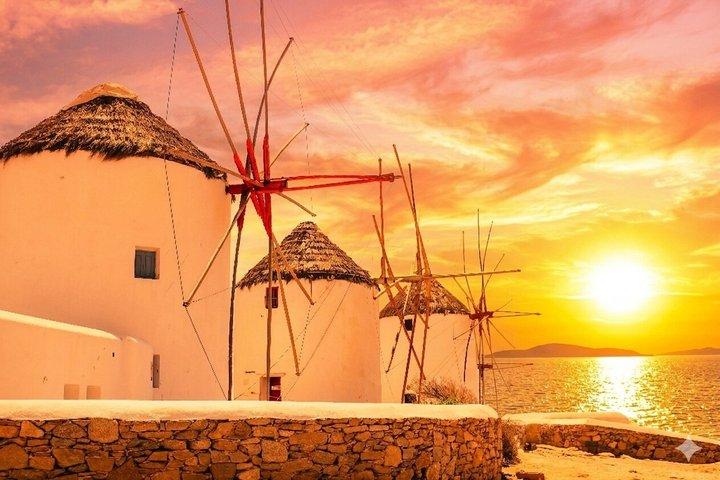 Golden Hour Mykonos: Solnedgångens promenadupplevelse