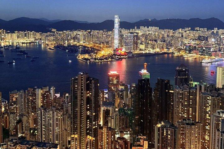 Hongkong Tour : Sunset Peak Tram & Victoria Harbour Night Cruise