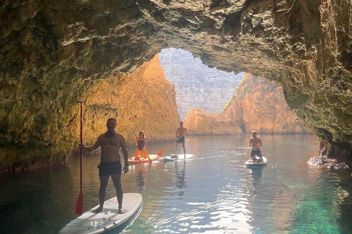 Blue Grotto SUP Boarding Abenteuer auf Malta