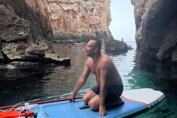 Blue Grotto SUP Boardingäventyr på Malta