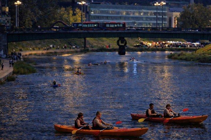 ヴェルキウ地域公園ヴィリニュス・サンセット・イブニング・カヤックツアー