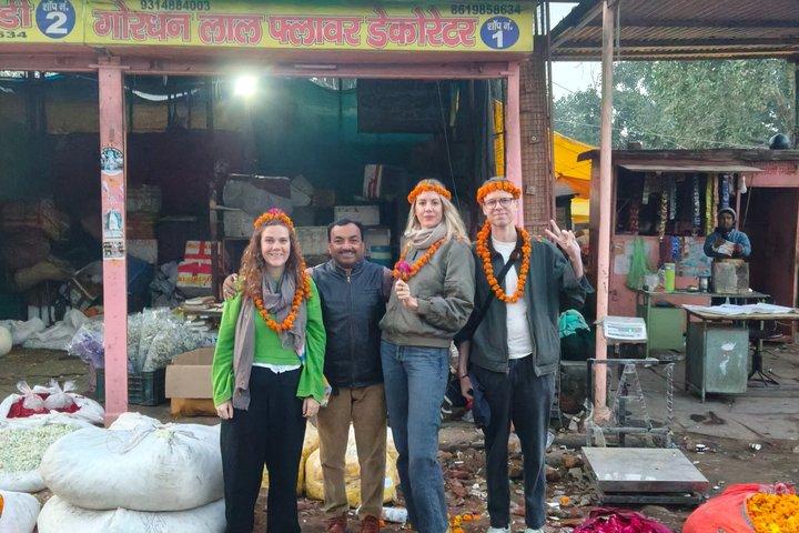 Jaipur Sonnenaufgangstour mit morgendlichem Blumenmarktspaziergang