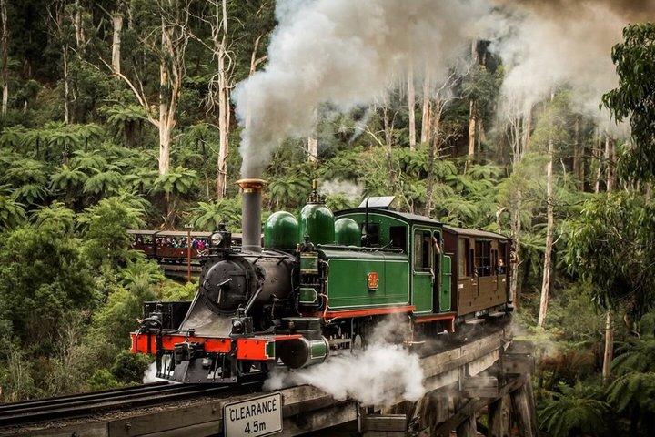 Melbourne Puffing Stoomtrein en Yarra Valley Winery Tour